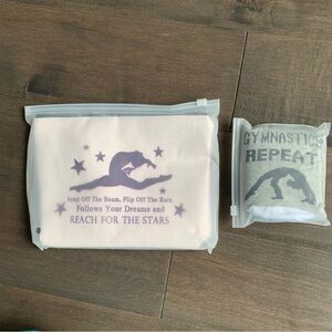 Gymnastics bag and socks